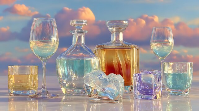 Creative kids building blocks arranged on table wallpapers