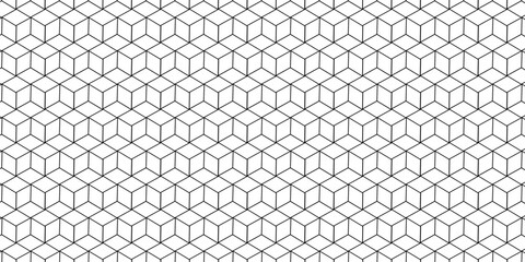 Vector abstract square modern tech grid line box. metal cube creative geometric fabric wall tiles gradient web triangle diamond honeycomb hexagon art decorative textile design.	
