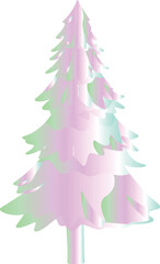 Pastel Colored Christmas Tree