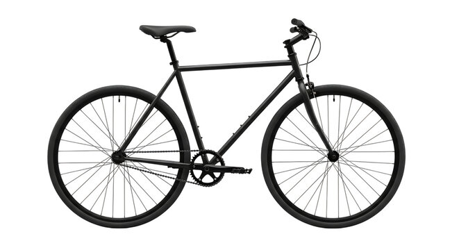 vintage bicycle isolated on white