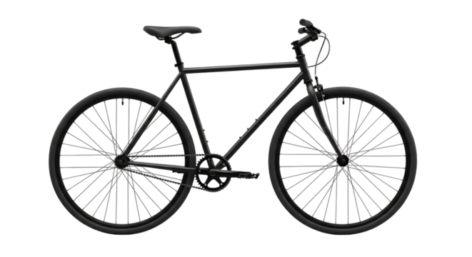 vintage bicycle isolated on white - Powered by Adobe