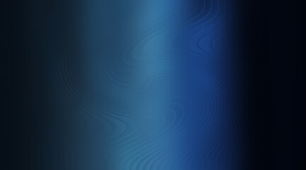 Dark Blue Textured Background with Soft Wavy Lines and Elegant Grainy Gradient