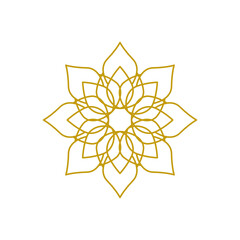 LOTUS WELLNESS FLOWER AYURVEDA SIGN SYMBOL LOGO VECTOR