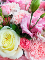 Bouquet of different beautiful flowers