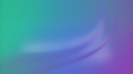 Soft Grainy Gradient Abstract Turquoise, Blue, Purple Transition Background