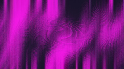 Striped purple pattern with abstract swirl shapes, grained texture and dark highlights
