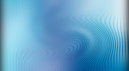 Striped Wave Pattern in Light Blue Shades, Fluid Abstract Design, Soft Gradient Tones