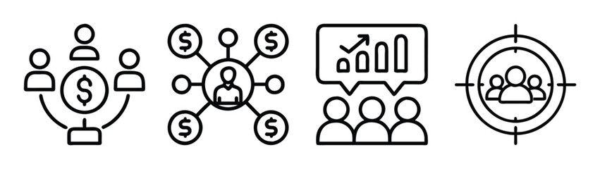 Business growth strategy and investment planning for targeted audience and marketing team success