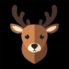 Fototapeta premium reno, navidad, santa, ciervo, animal, caribú, vector, ilustración, inhospitalario, navida, dibujos animados, asta, mamífero, silueta, naturaleza, fauna, administrar, cuca, cervus canadensis, café