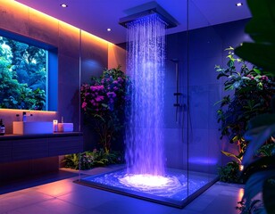 luxury shower and Bathroom