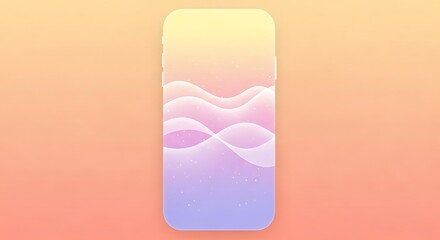 Soft pastel gradient with abstract organic shapes and swirls