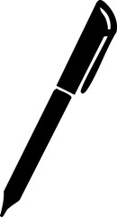 Pen Icon . classic hand writing tool for calligraphy. Copywriting Related Vector, pen logo silhouette vector design template premium, sign up icon. Vector illustration !