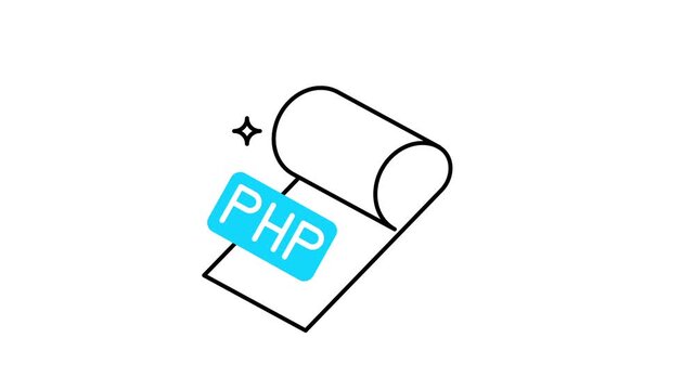 Php file animated icon video