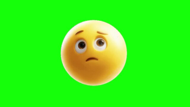 Yellow smiling Easter egg emoticons in a row with funny and happy faces, isolated as a cute cartoon illustration