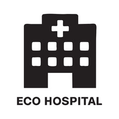 Obraz premium Green Wellness Hospital Logo