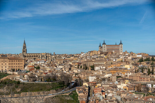 a view of Toledo in Spain
