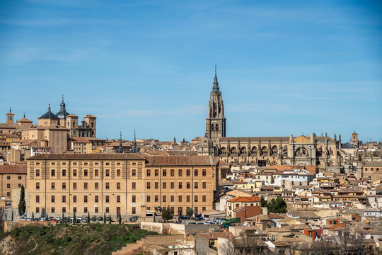 a view of Toledo in Spain