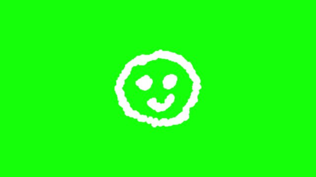 Green eco leaf icon sign symbol for ecology internet business vector illustration and web design concept Green screen animation motion graphic with chroma key clip template 4k Background. Easy removed