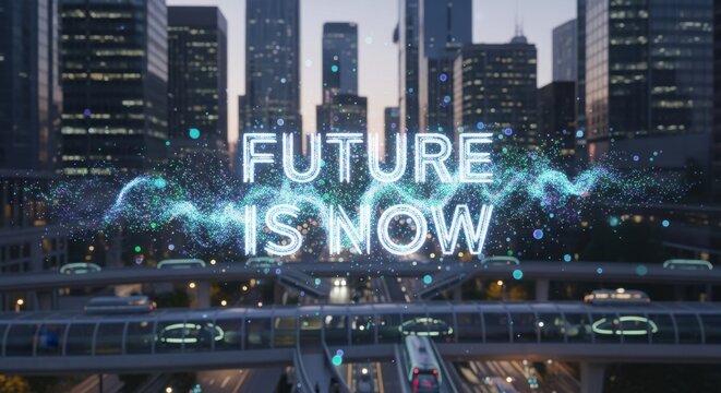 The Future is Now Digital Transformation Cityscape