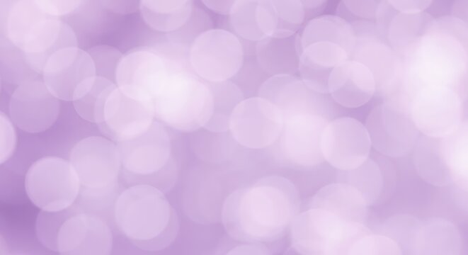 Soft focus abstract background with bokeh effect in a gentle pastel purple hue, creating a dreamy and ethereal atmosphere