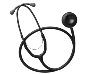 Black stethoscope