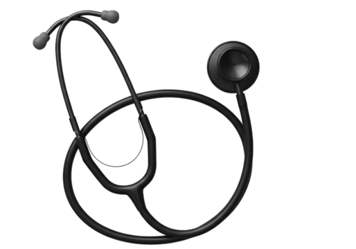 Black stethoscope