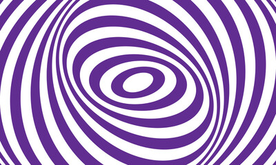 Hypnotic swirling purple and white stripes creating a powerful optical illusion