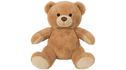 Obraz premium Adorable teddy bear plush toy for comforting kids, a timeless gift for birthdays and holidays