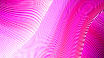Abstract flowing pink and white wavy lines forming a smooth textured background image