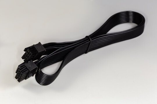 Power multi-strand ribbon cable of modular computer power supply