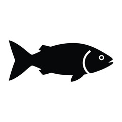 vector illustration of a fish