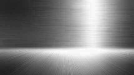 Shining Steel Surface: A close-up view reveals a polished steel surface. The reflective metal catches the light. This creates an eye-catching visual.