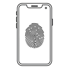 Smartphone with fingerprint scanner EPS