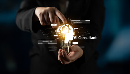 AI assistant with LLM, big data, machine learning, and generative AI powers prompt engineering and...