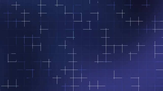 Blue and black digital grid background featuring glowing square lines and abstract organic shapes for global tech celebrations futuristic design projects innovation events and modern visual themes