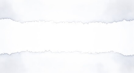 Obraz premium Torn paper with a white background, isolated on white background