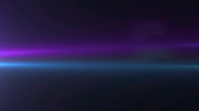 Cinematic Lens Flare Overlay on Black Background Slow Motion.