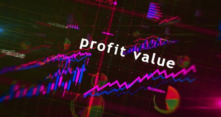 Ecommerce shopping online business diagrams charts and graphs fast seamless loopable analysis concept animation