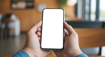 hand holding smart phone