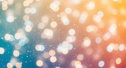 Abstract background with light spots creating a festive dreamy atmosphere