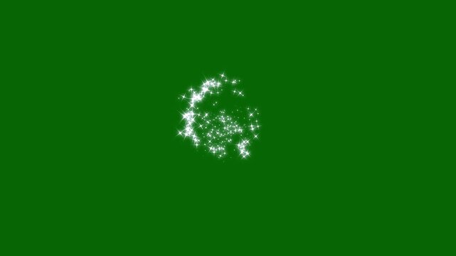 Glittering star, fairy dust wand glitter stars trail transition, white glitter sparkle trail, glowing pixie dust burst, christmas stars sparkle line, shimmering particle twinkle effect on green screen