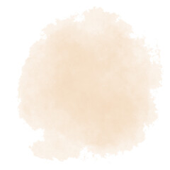 Abstract watercolor paint shape.	