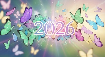 Magical Butterflies Announce the Year Twenty Twenty Six