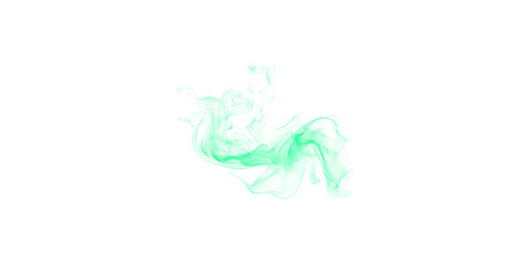 Ethereal Emerald Green Smoke Flowing Mysteriously Across a Black Void Abstract Fluid Art Dynamic Movement Subtle Glow