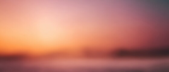 Obraz premium 263. soft pastel gradient background for text overlay, warm tone, golden hour tone, minimal composition, generic props only