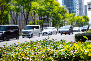 大阪の千日前通の風景