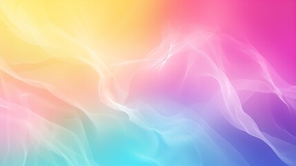 Fototapeta premium Abstract background with a vibrant color gradient. Flowing ethereal waves of light and soft, fluid shapes. Modern digital art wallpaper