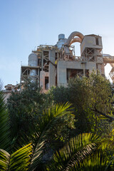Cement Plant with Massive Concrete Forms