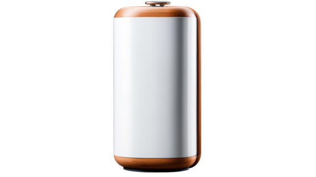 Modern Electric Heater on Transparent Background