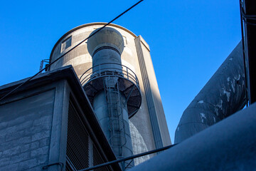 Harsh Concrete Architecture at Cement Plant